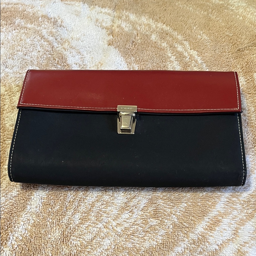 Nine West Men's Black and Red Wallet